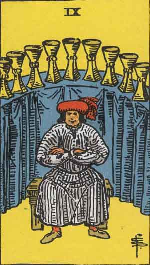Nine of Cups: Meaning In Love Tarot Card Reading
