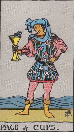 Page of Cups: Meaning In Love Tarot Card Reading