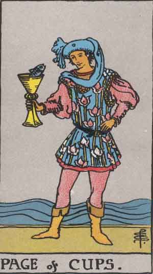 PAGE OF CUPS