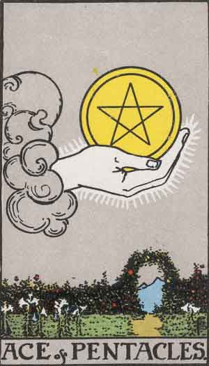 Ace of Pentacles: Meaning In Love Tarot Card Reading