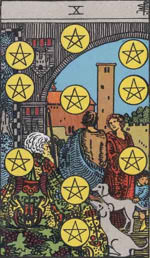 Ten of Pentacles: Meaning In Love Tarot Card Reading