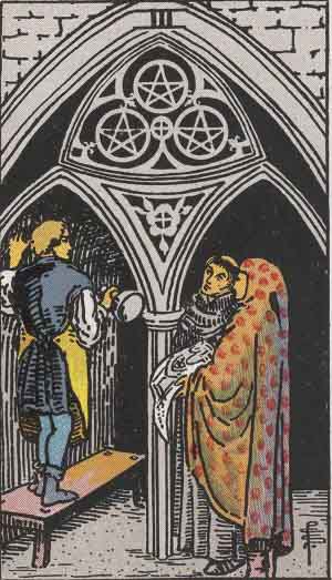 THREE OF PENTACLES