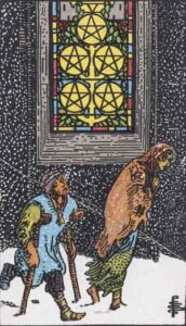 FIVE OF PENTACLES