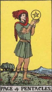 PAGE OF PENTACLES