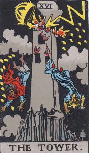 The Tower: Meaning In Love Tarot Card Reading