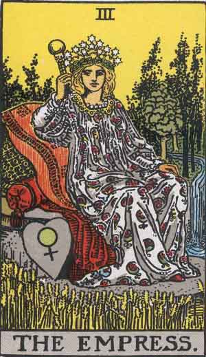 The Empress – Tarot Card Meaning - Major Arcana Card Number 3 (III)