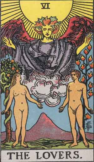 The Lovers – Tarot Card Meaning - Major Arcana Card Number 6 (VI)