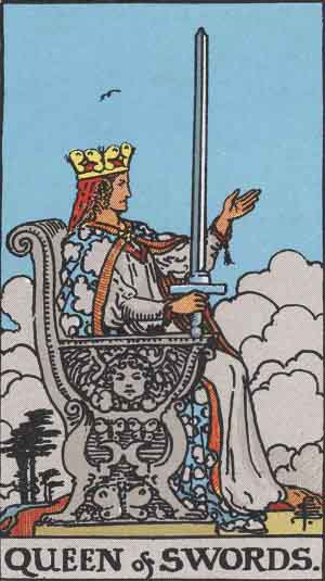 Queen of Swords: Meaning In Love Tarot Card Reading