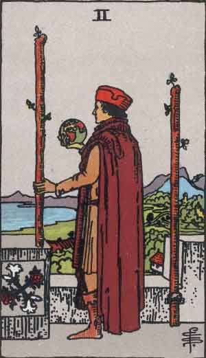 Two of Wands: Meaning In Love Tarot Card Reading