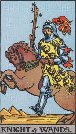 Knight of Wands: Meaning In Love Tarot Card Reading