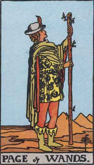Page of Wands: Meaning In Love Tarot Card Reading