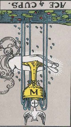 four of cups reversed meaning