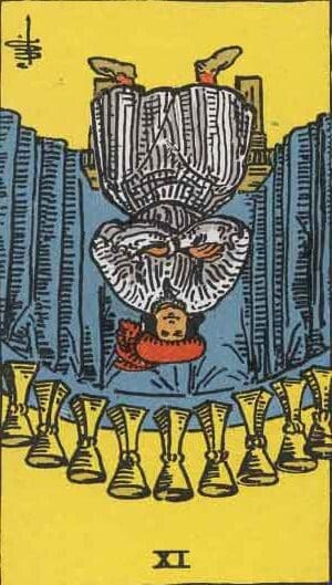 nine of cups reversed love tarot