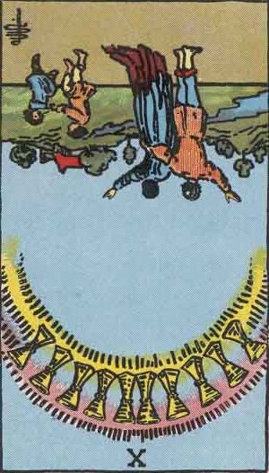 Ten of Cups Reversed Meaning