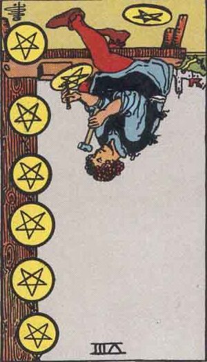 Eight of Pentacles Reversed Meaning