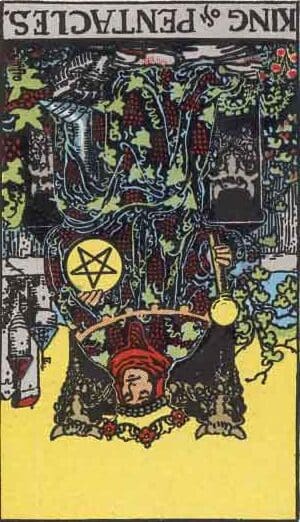 King of Pentacles Reversed Meaning