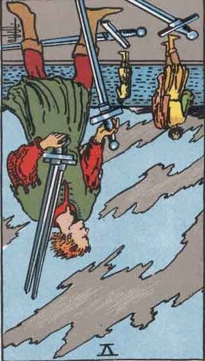 5 of swords tarot love reading