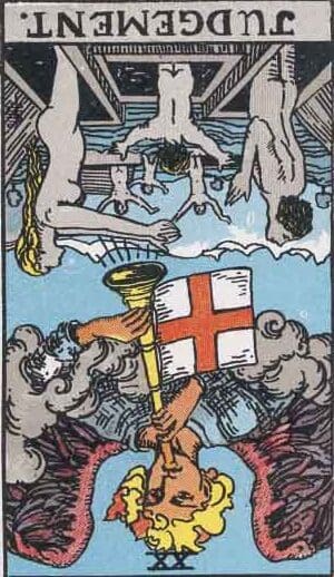 judgment tarot in german