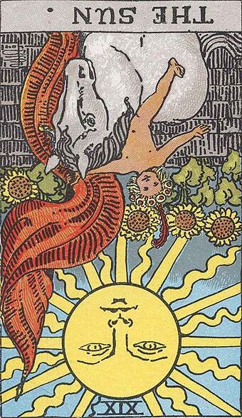 The Sun (Reversed): love, money, profession, health, spirituality