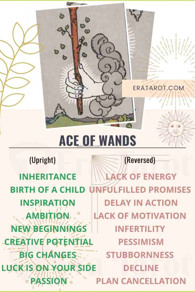 Ace of Wands: Meaning, Reversed , Yes and No, Love Life