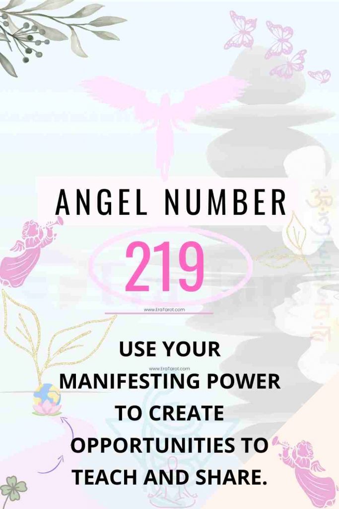 Angel Number 219 meaning, twin flame, love, breakup, reunion, finance, work