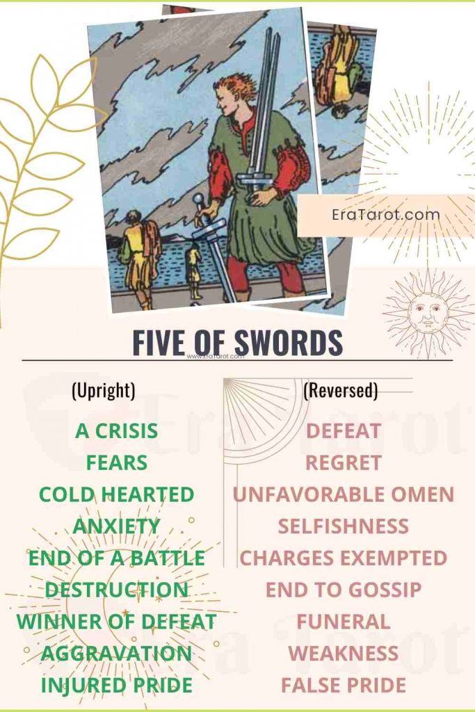 Five of Swords: Meaning, Reversed , Yes and No, Love Life