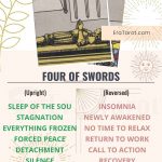 Four of Swords: Meaning, Reversed , Yes and No, Love Life