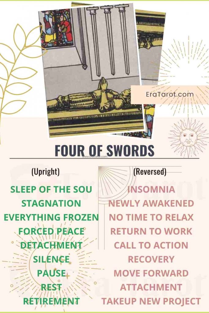 Four of Swords: Meaning, Reversed , Yes and No, Love Life