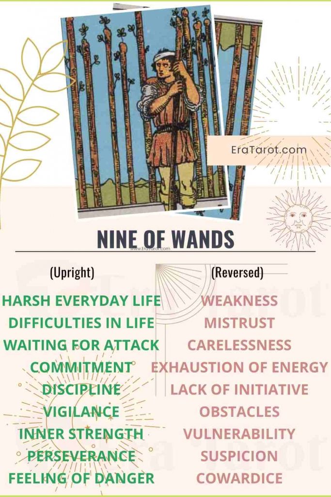 Nine of Wands: Meaning, Reversed , Yes and No, Love Life