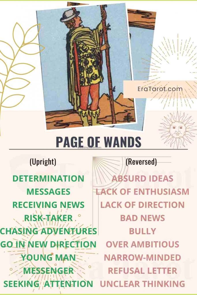 Page of Wands Tarot Card Meanings