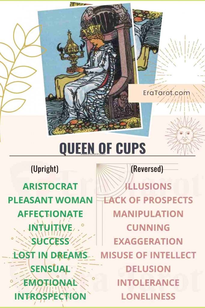 Queen of Cups: Meaning, Reversed , Yes and No, Love Life