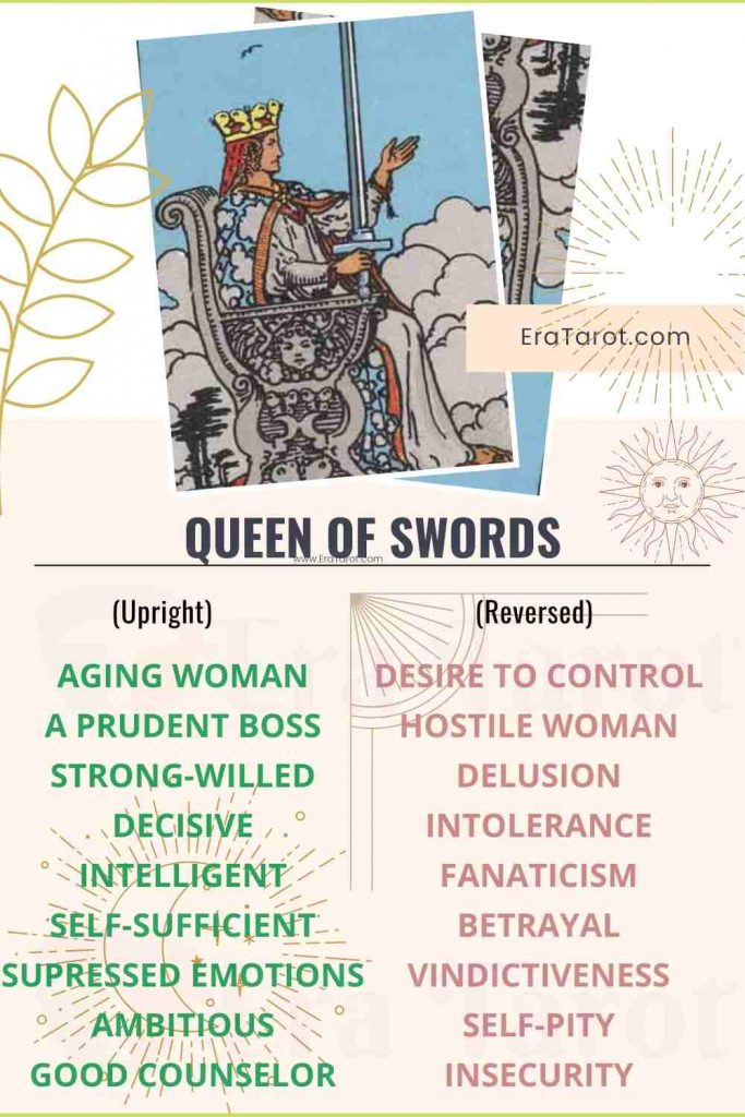 Queen of Swords: Meaning, Reversed , Yes and No, Love Life