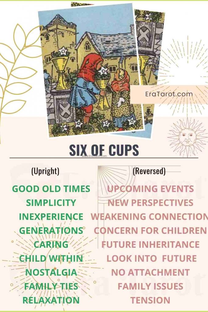 Six of Cups: Meaning, Reversed Outcome, Yes and No, Love Life