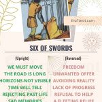 Six of Swords: Meaning, Reversed , Yes and No, Love Life