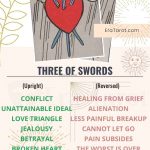 Three of Swords: Meaning, Reversed , Yes and No, Love Life