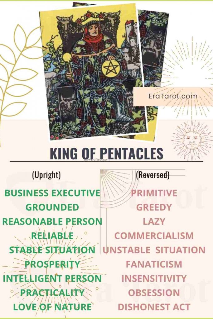 King of Pentacles: Meaning, Reversed , Yes and No, Love Life