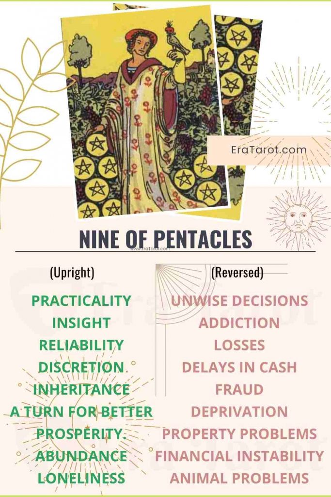 Nine of Pentacles: Meaning, Reversed , Yes and No, Love Life