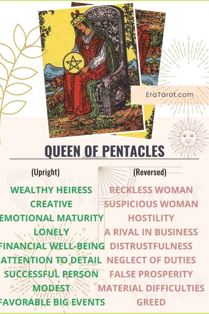 Queen of Pentacles: Meaning, Reversed , Yes and No, Love Life