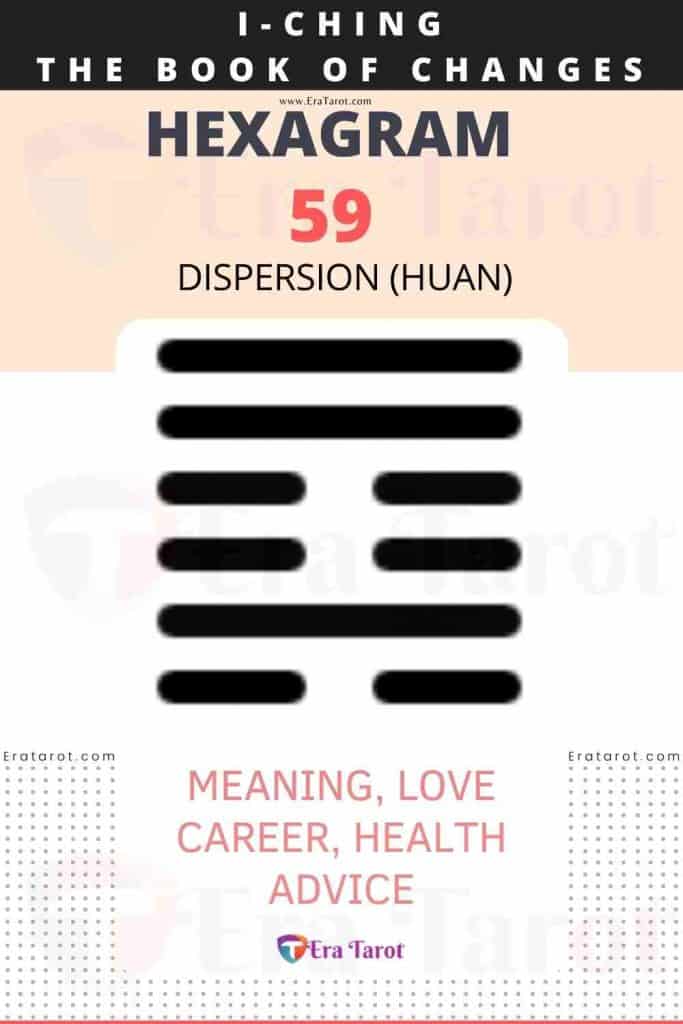 i ching hexagram 59 - Dispersion (huan) meaning, love, career, health, advice